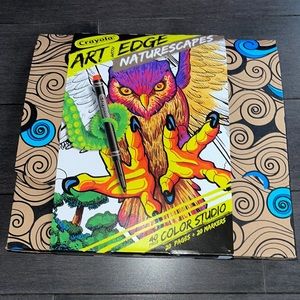 Crayola art with edge NATUREscapes kit.